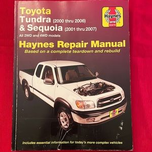 Haynes 92078 Toyota Tundra & Sequoia Repair Manual. 2WD & 4WD models to dat2 mlb